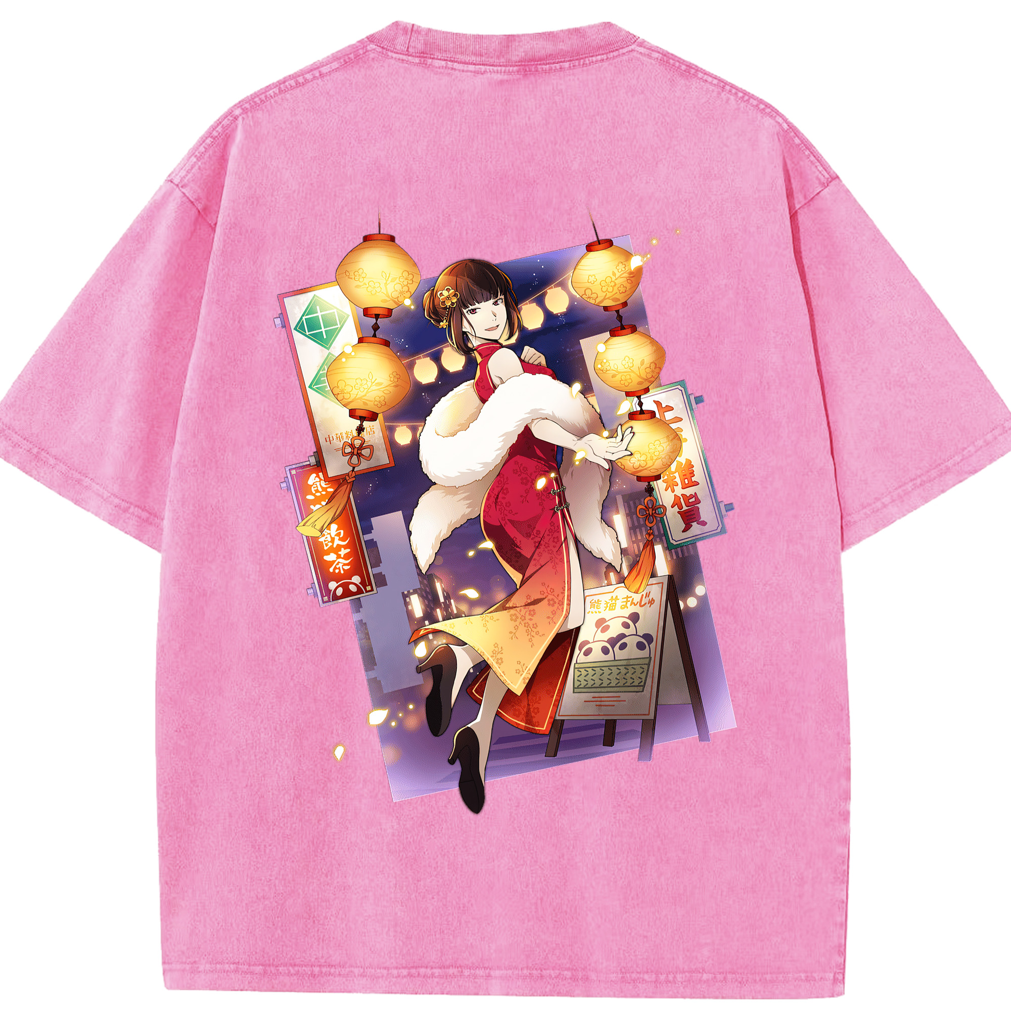 （画像用） 文豪ストレイドッグス Bungo Stray Dogs 綿100% ヴィンテージ風 半袖Tシャツ（背面プリント）